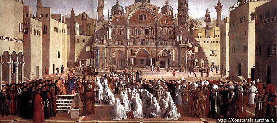 Джованни Беллини — Проповедь Святого Марка в Александрии Милан, Италия