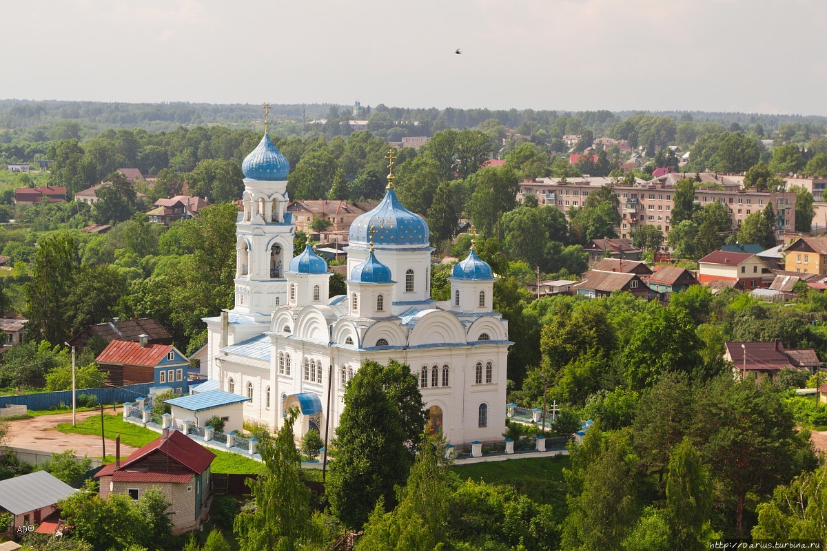 Торжок — Виды с колокольни Борисоглебского монастыря Торжок, Россия