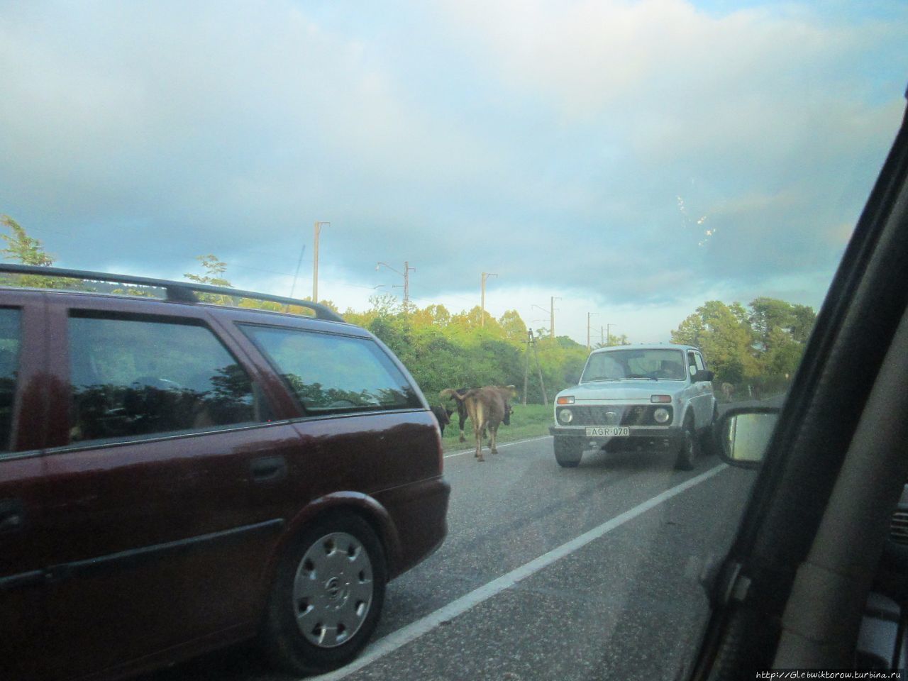 Хоби — типичный малый город Мегрелии Хоби, Грузия
