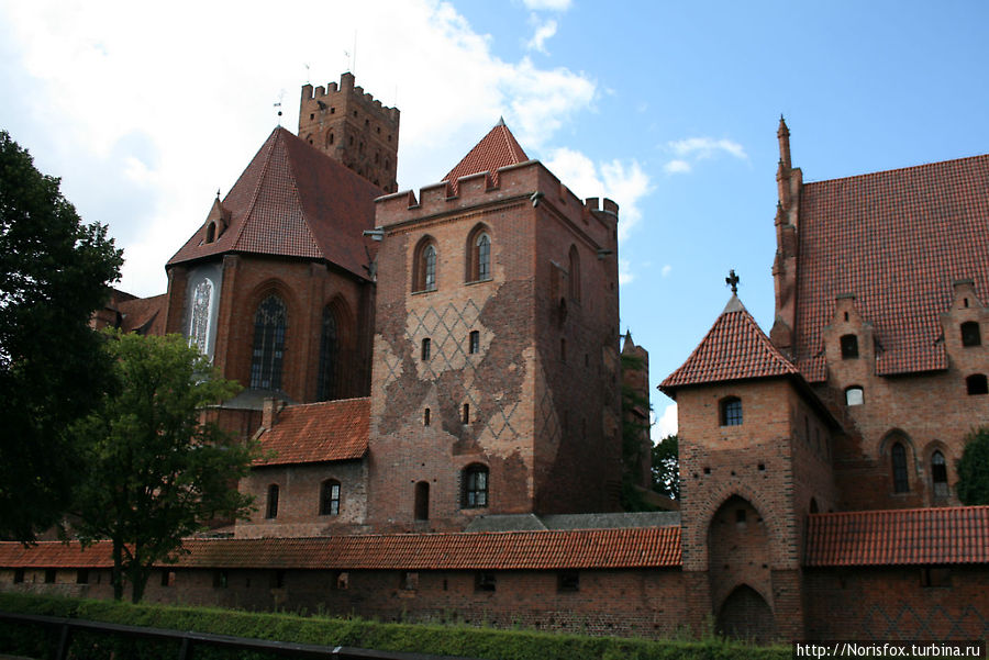 Вход в Средний замок Мальборк, Польша