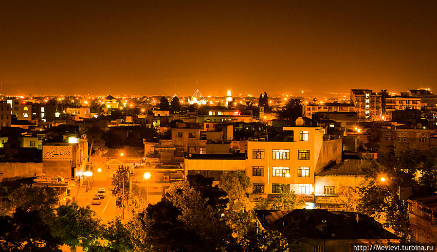 Ночной Шираз Шираз, Иран