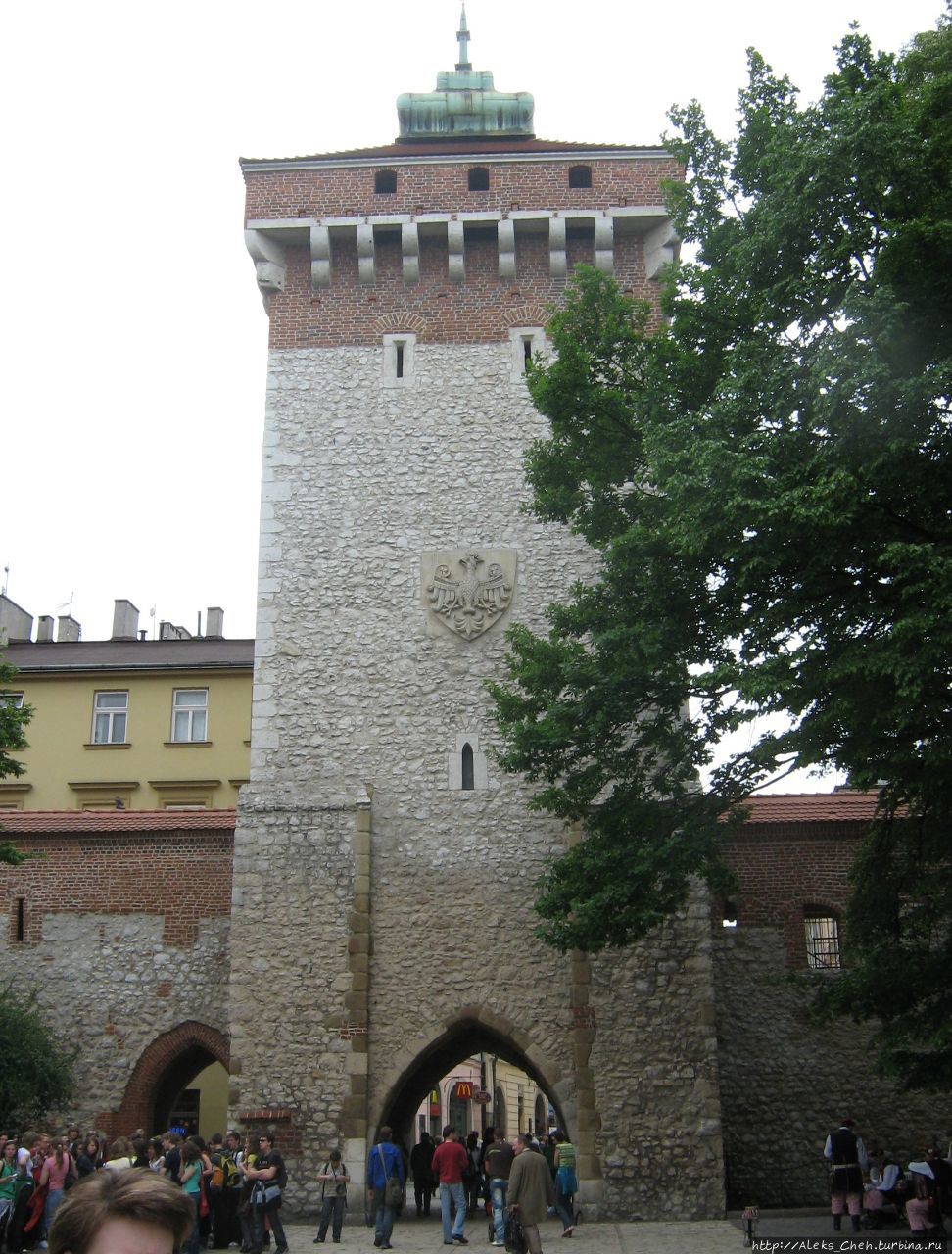 Флорианская башня Краков, Польша