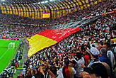 немцев явное большенство на стадионе