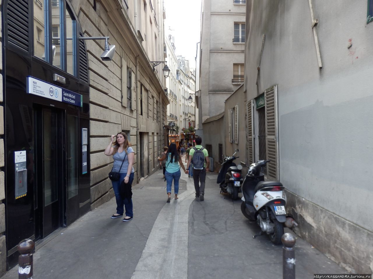 Улица кота-рыболова Париж, Франция