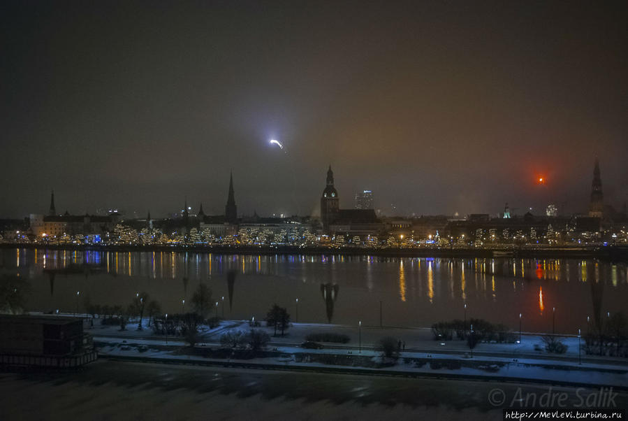 Празднование Нового года Рига, Латвия