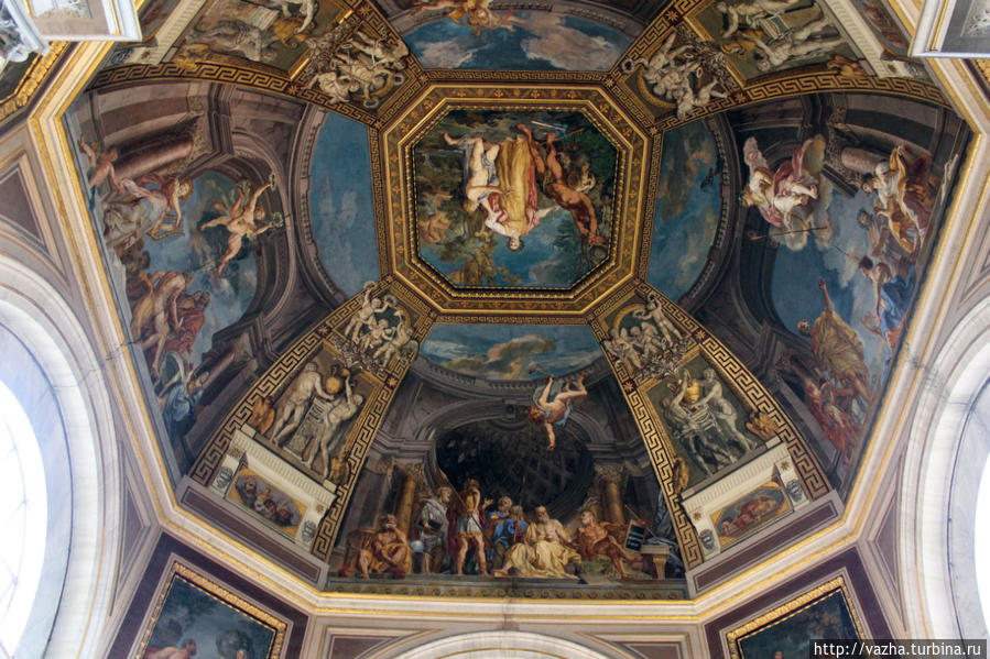 Роспись потолка Пия Климента. Ватикан (столица), Ватикан