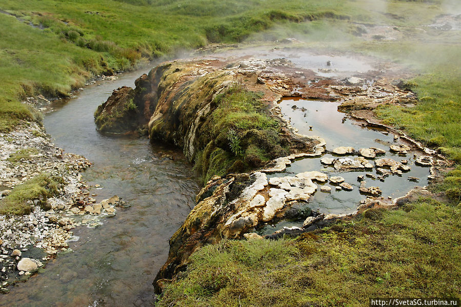 Долина горячих источников. Место, где обычно варят яйца Южная Исландия, Исландия