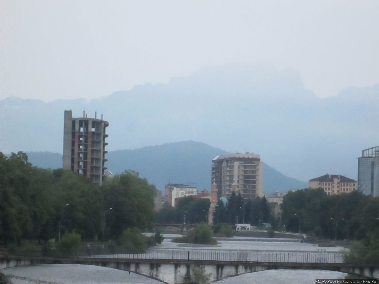 Владикавказ вид на горы