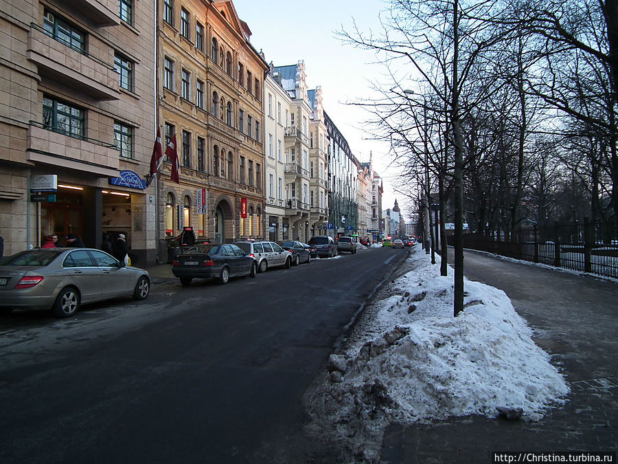 Улица Элизабетес Рига, Латвия