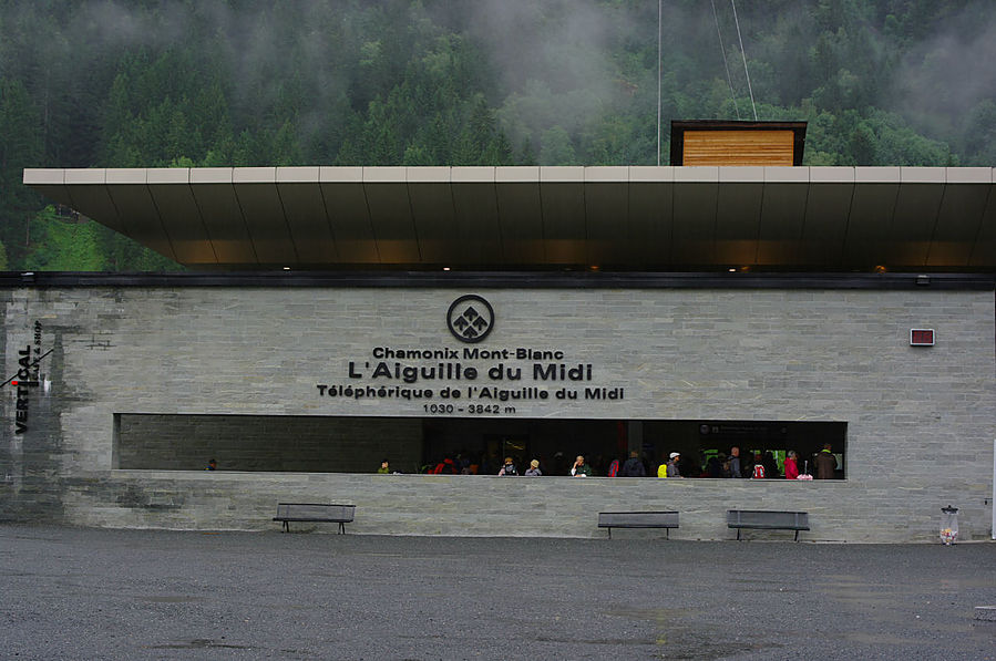 Здание подъемника Шамони, Франция