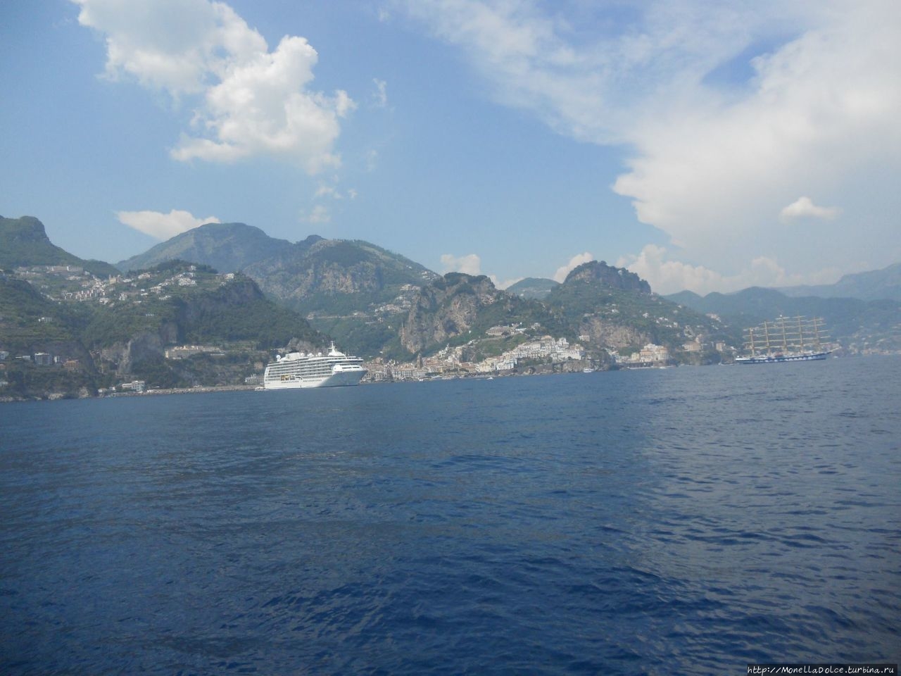 Путешествие на катере вдоль Costiera Amalfitana, июль 2021 Костьера-Амальфиана – Амальфийское побережье, Италия