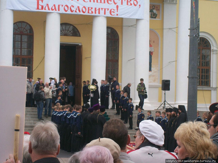 Рыбинск в день визита патриарха Кирилла Рыбинск, Россия