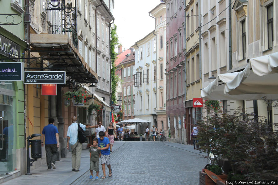 Небольшая прогулка по Любляне. Старый город Любляна, Словения
