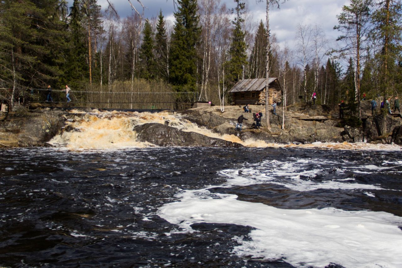 Рускеальские водопады Ахвенкоски