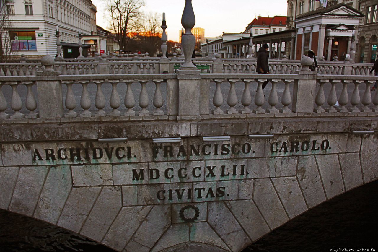 Тройной Мост Любляна, Словения