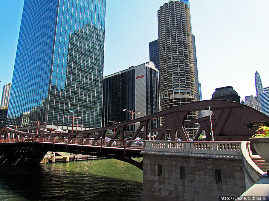 Прогулка вдоль реки в джунглях...бетонных. Chicago Riverwalk