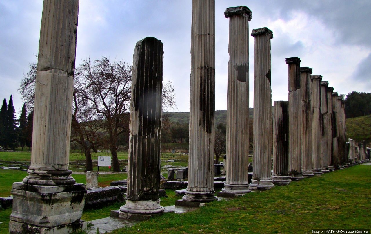 Античный центр Пергам Бергама (Пергам) античный город, Турция