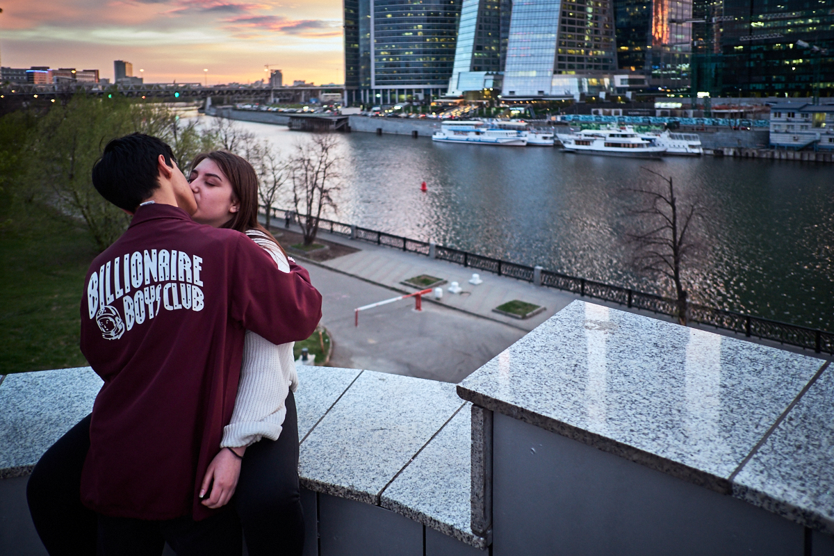 На закате... Москва, Россия