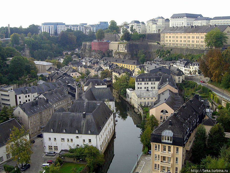 Виды Нижнего города Люксембург, Люксембург