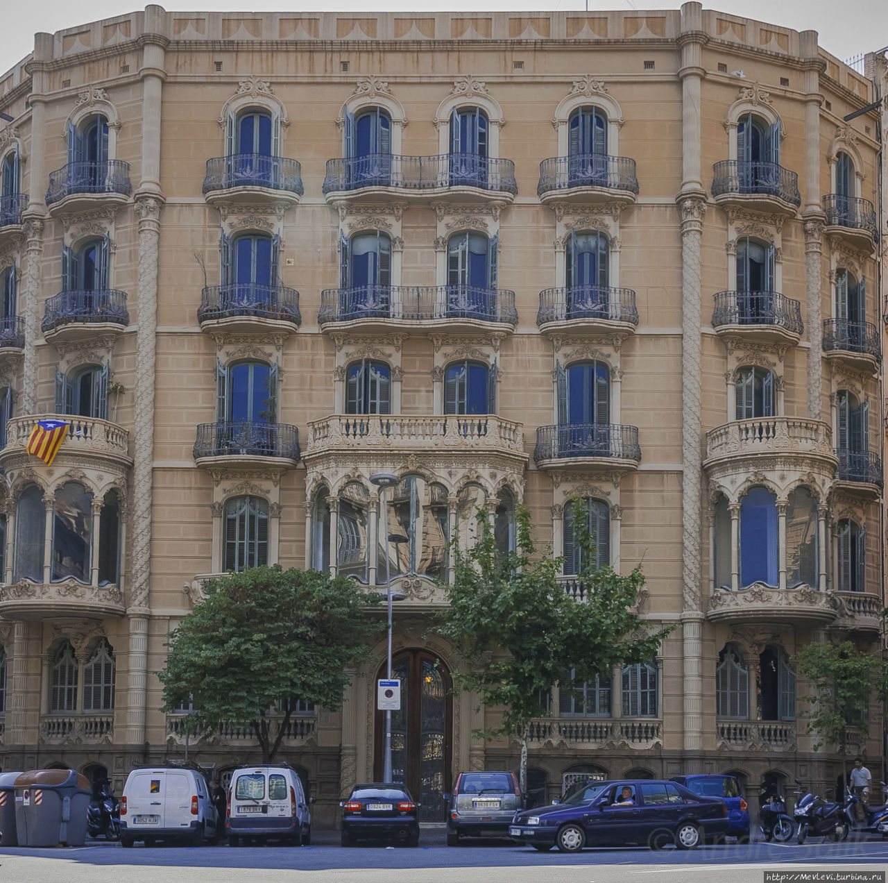 Интересный район в Барселоне Барселона, Испания