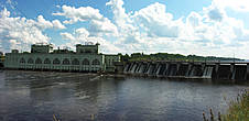 … Старейшая Волховская ГЭС.