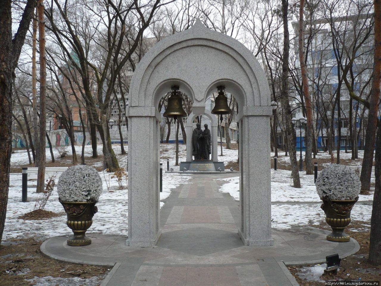 Памятник Святым Петру и Февронии Муромским Хабаровск, Россия