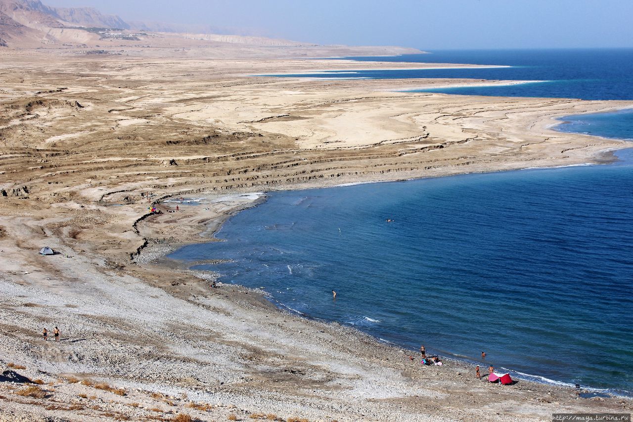 Зимнее купание в Мертвом море Мертвое море, Израиль