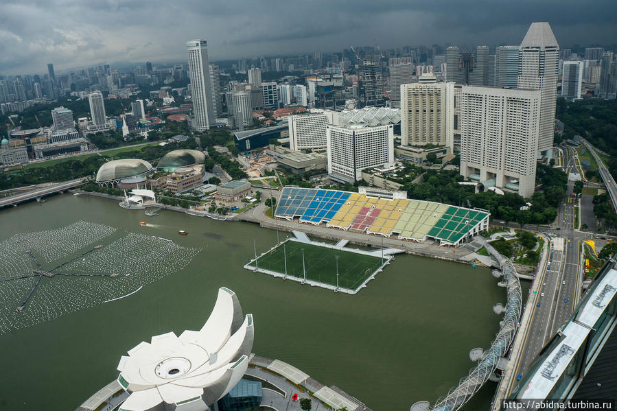 Панорамная площадка отеля Marina Bay Sands Сингапур (город-государство)