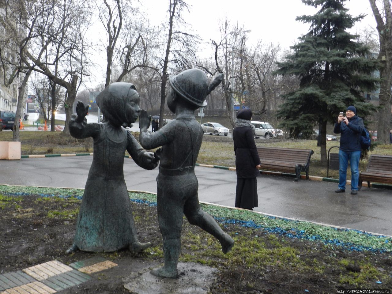 Памятники и монументы на ул. 1905 года Москва (город - регион), Россия