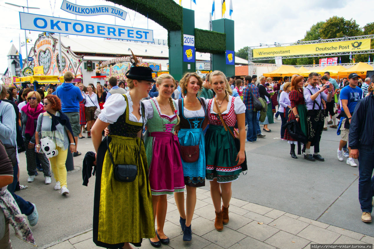 Октоберфест 2015. Праздник национального костюма Мюнхен, Германия