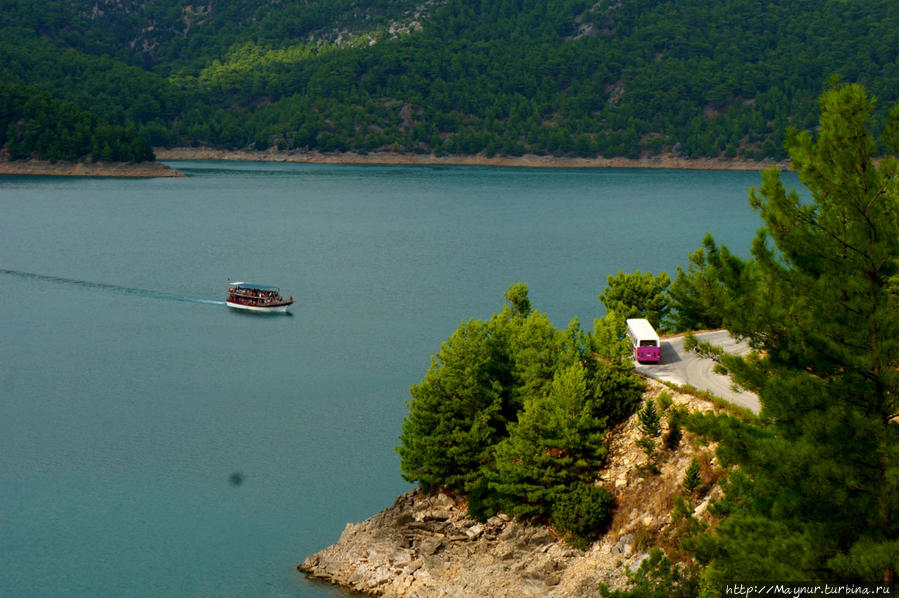 Зеленый  каньон Озеро Оймапинар и Зеленый Каньон, Турция
