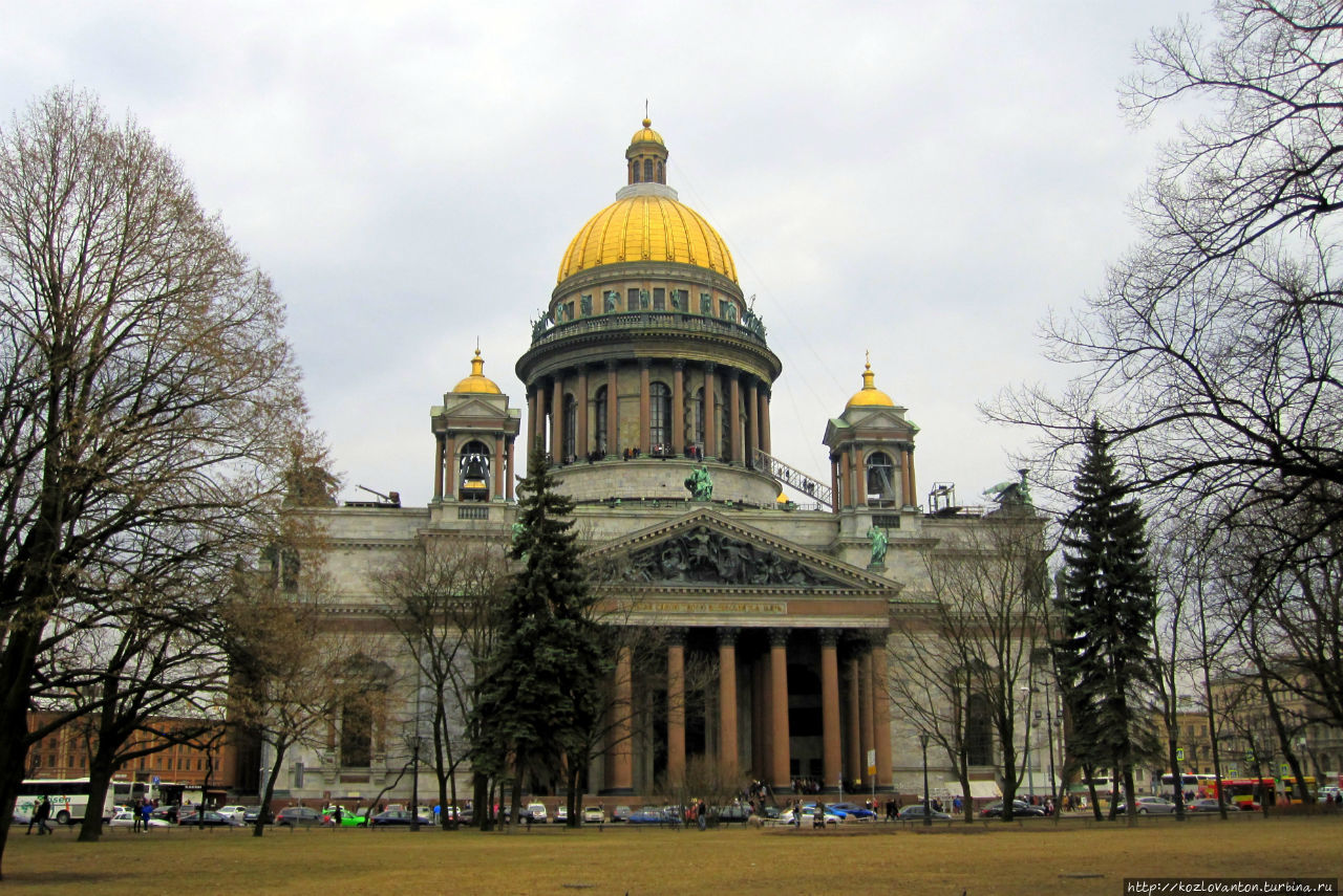 Грандиозный Исаакиевский собор. Санкт-Петербург, Россия