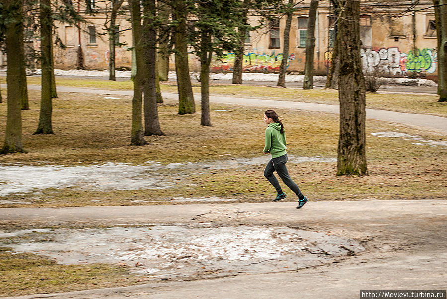 В воскресенье в парке Аркадия Рига, Латвия