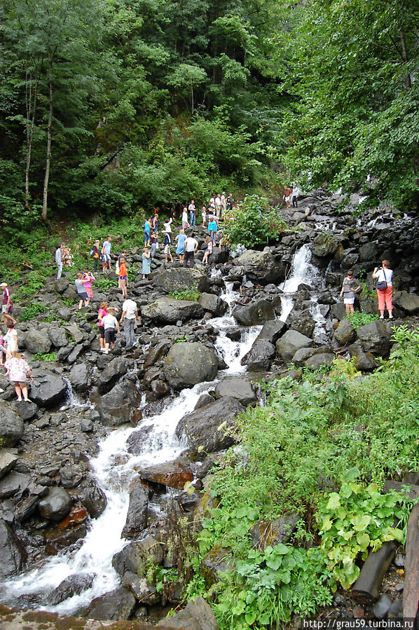 Молочный водопад / Milk waterfall