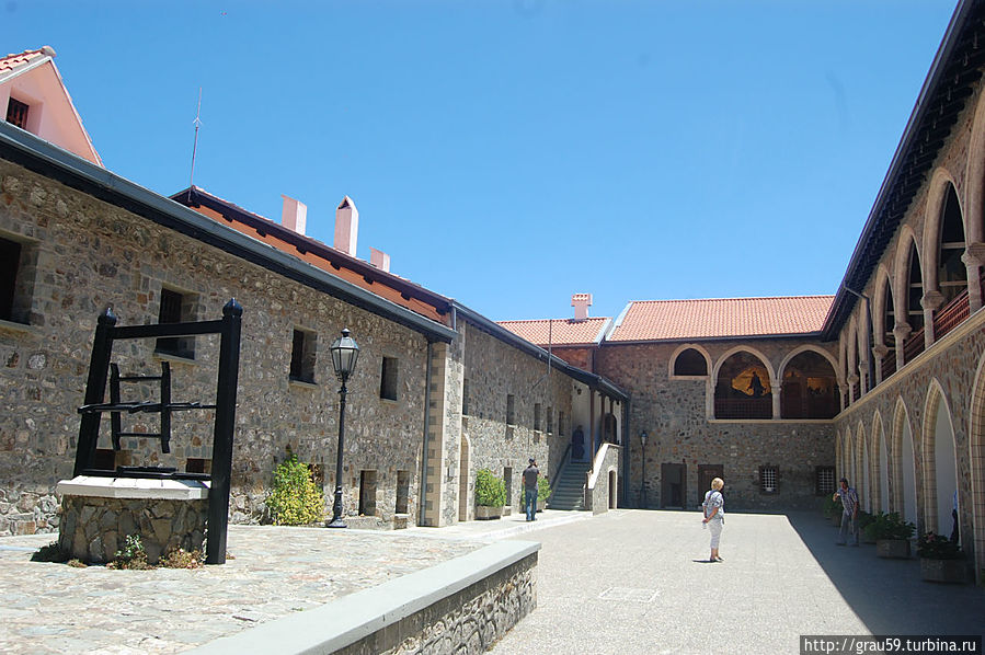 В монастыре Киккос Киккос монастырь, Кипр