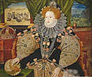 Армада-самый известный портрет Елизаветы I работы Георга Гауэра, 1558 год