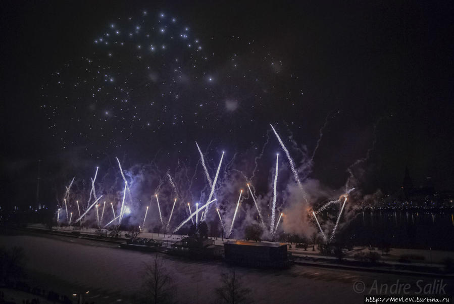 Празднование Нового года Рига, Латвия