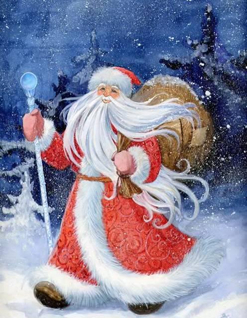 Верьте в новогоднюю сказку!Дед Мороз подарил Северное сияние Мурманск, Россия