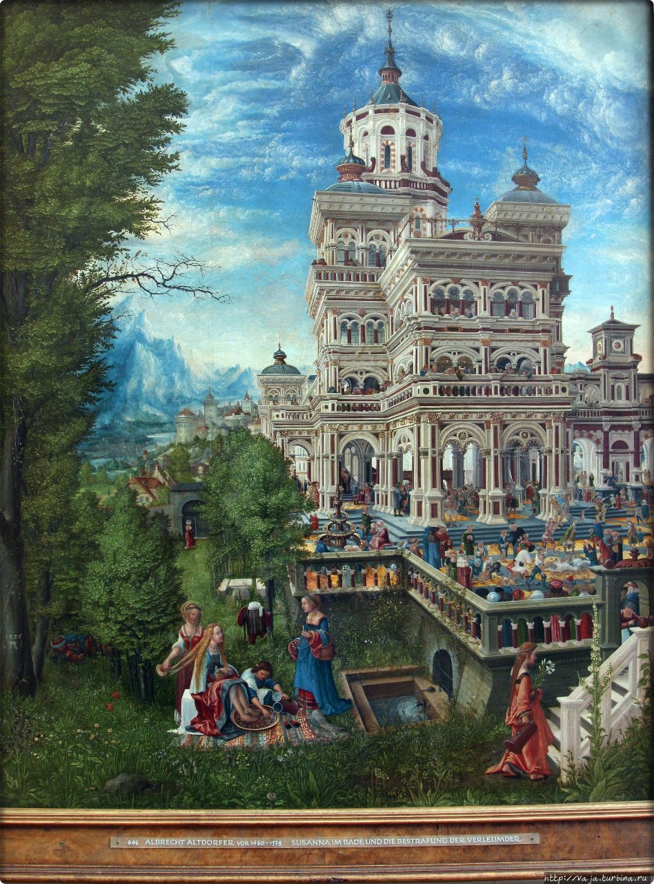 Картинная галерея в старой Пинакотеке Мюнхен, Германия