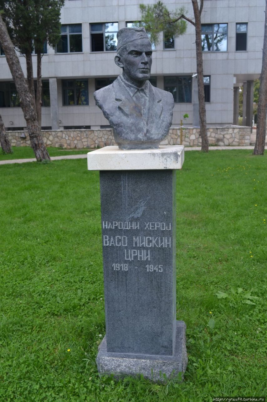 Бюст Васо Мискин Црни / Bust to Васо Мискин Црни