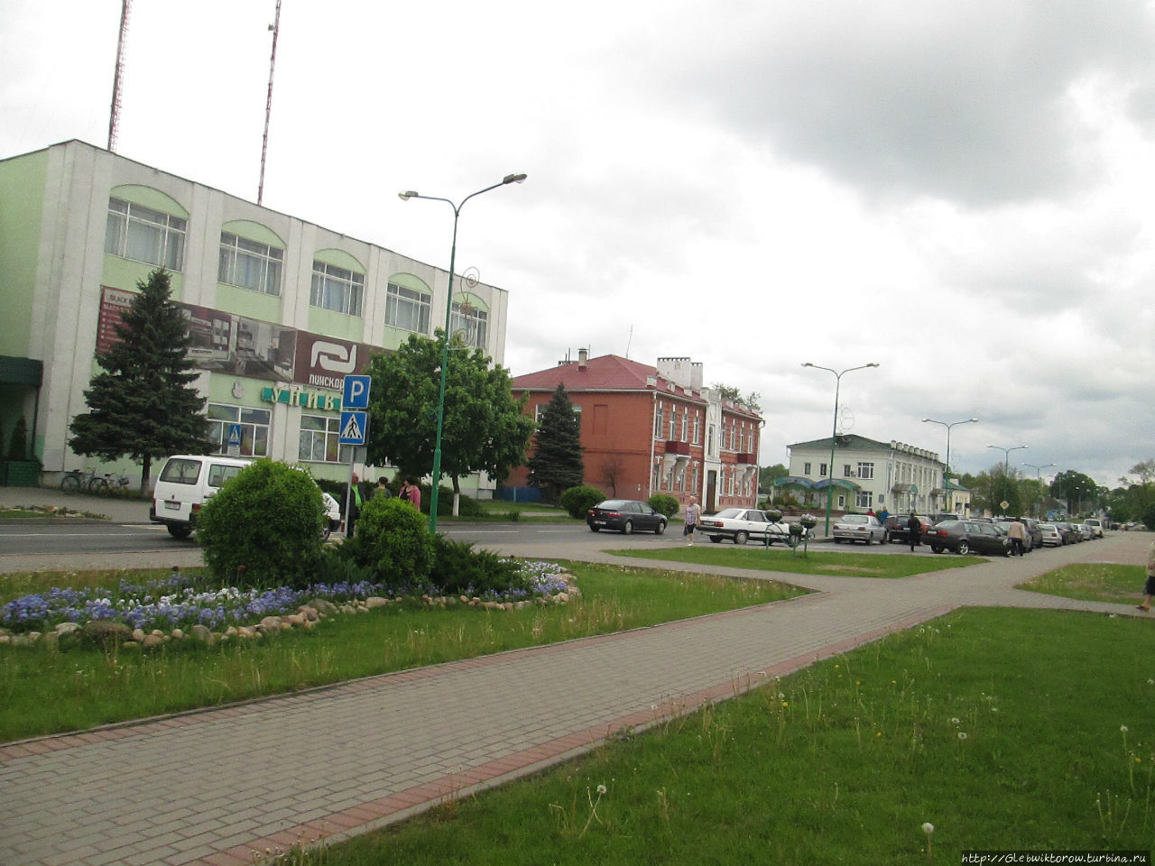 Прогулка по центру Пружаны, Беларусь