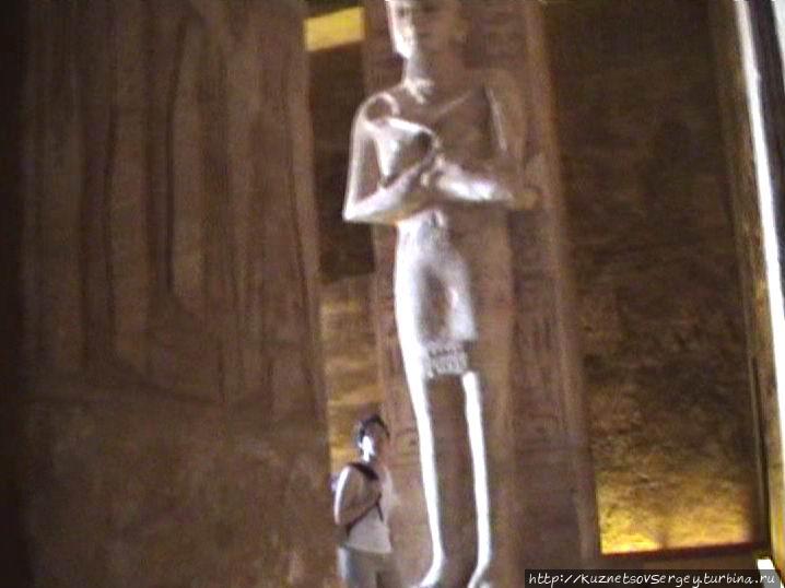Скрытая видеосъемка в Большом Храме Рамзеса II Абу-Симбел, Египет