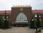 главные ворота тридевятого царства Konigsberg hauptbahnhof (1929г.)с гербом РСФСР (странно, почему не герб СССР?) на фасаде