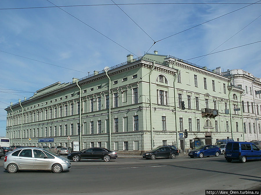 После революции — различные институты, затем Институт культуры. Сейчас он называется Университет культуры и искусства. Санкт-Петербург, Россия