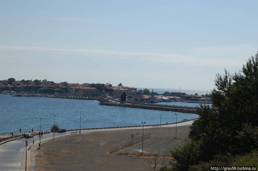 Старый Несебр. Рыбацкий город в море Несебр, Болгария