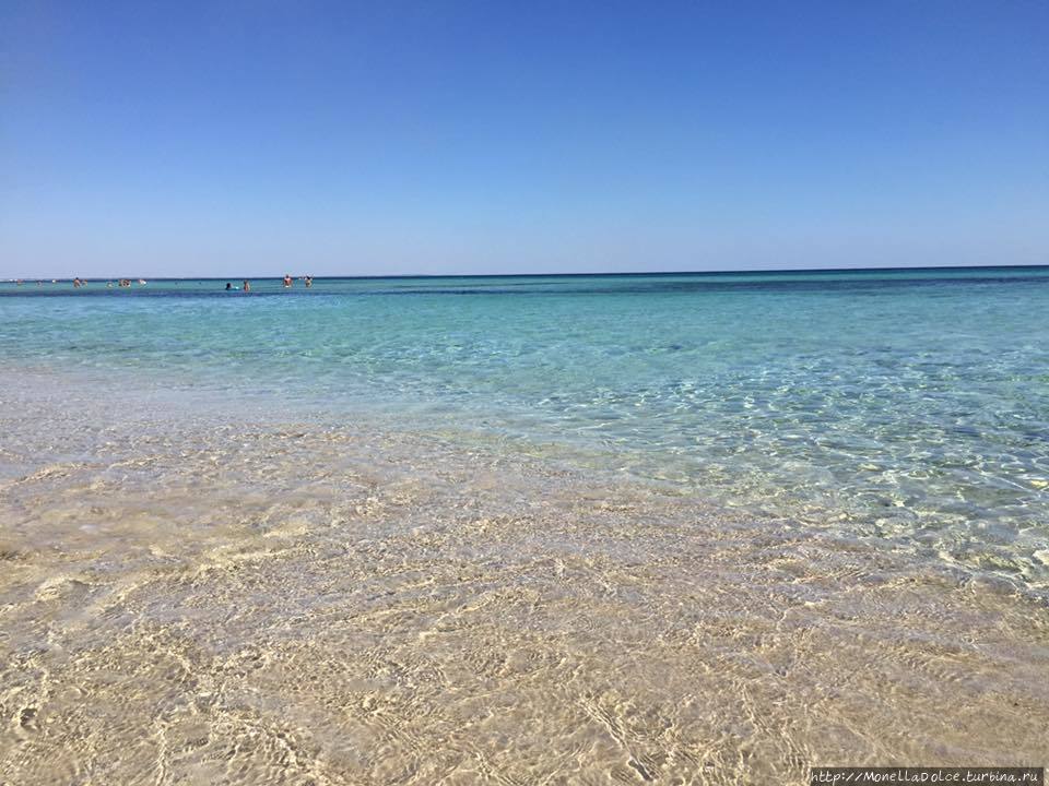 Пляж Пунта Прошутто (Порто Чезарео) / Spiaggia Punta Prosciutto Beach (Porto Cesareo)