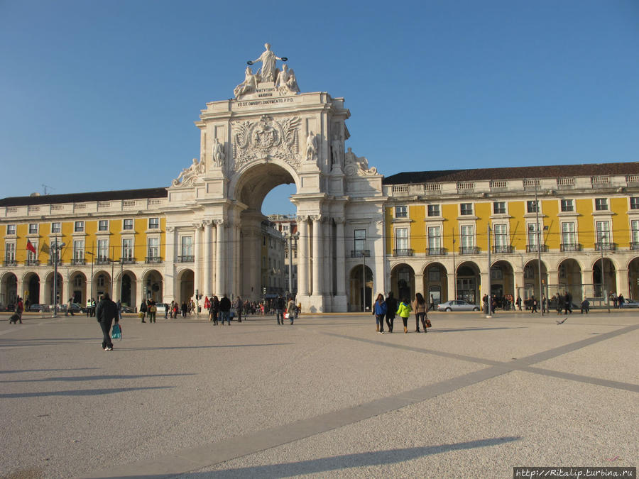 Лиссабон — город на краю земли Лиссабон, Португалия