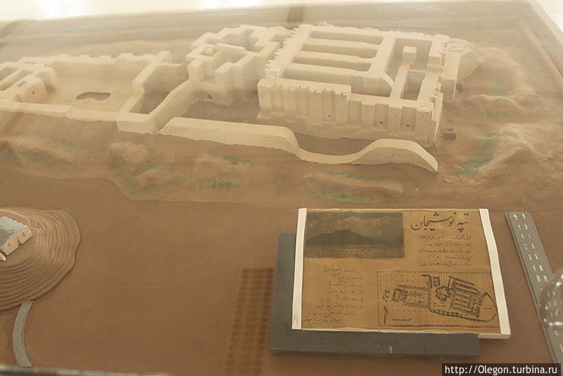 Три цивилизации на одном холме, крепость Нушиджан Хамадан, Иран