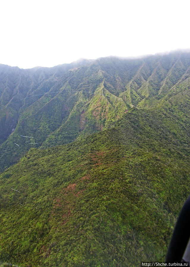 На вертолете над Кауаи. Этап 1. Горы и водопады. Окончание