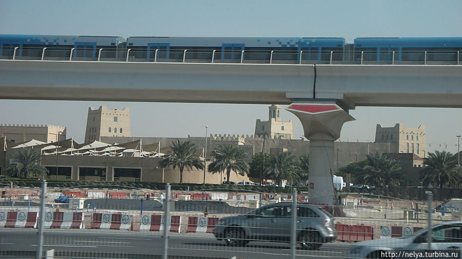 Так выглядит метро в Дубае